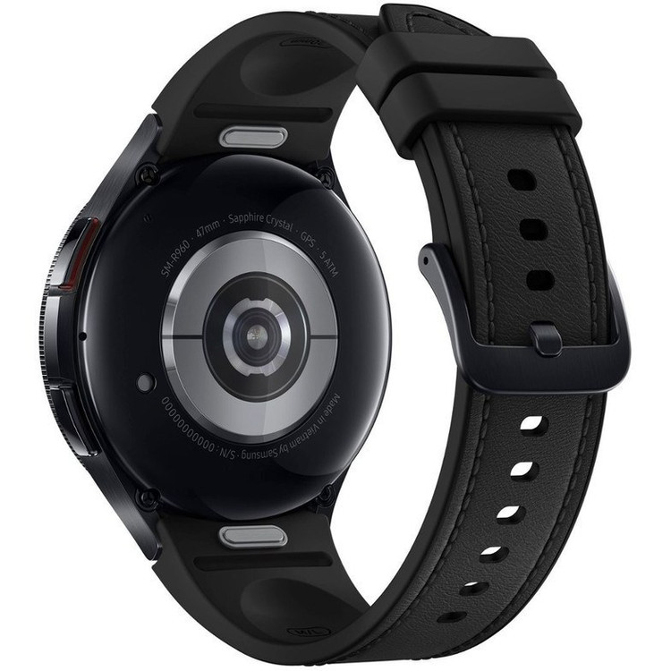 ساعت هوشمند سامسونگ Galaxy Watch6 Classic 47mm با بدنه فولاد ضدزنگ، صفحه نمایش Super AMOLED