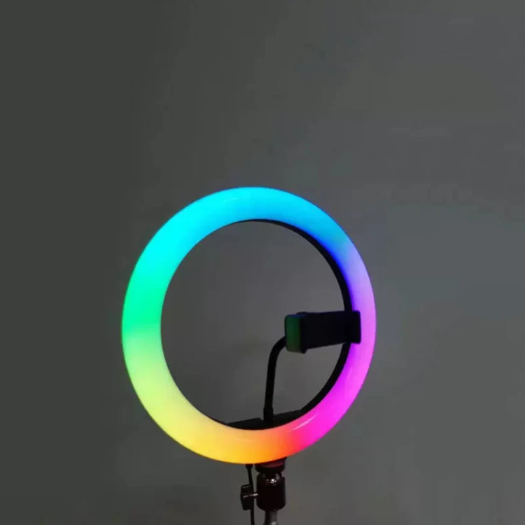 رینگ لایت مدل MJ26-RGB به همراه پایه