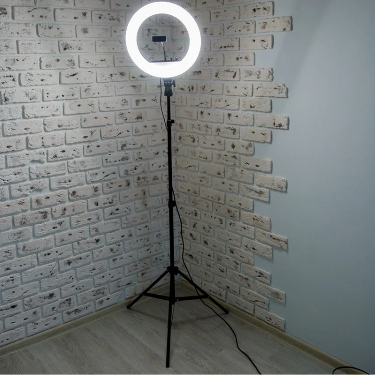 رینگ لایت مدل MJ26-RGB به همراه پایه