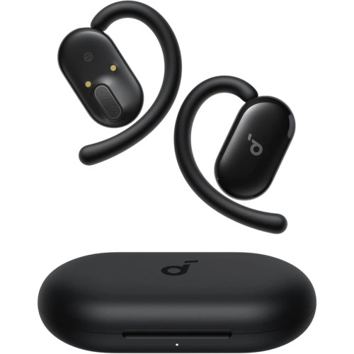 هدفون بلوتوثی انکر مدل V20i بدون قابلیت نویز کنسلینگ، درگاه شارژ USB Type-C، دارای 4 میکروفون برای مکالمه شفاف، مقاوم در برابر آب و گرد و غبار استاندارد مقاومتی IP55