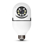 دوربین بیسیم مداربسته تحت شبکه مدل v380 با کیفیت Full HD 1080، لنز 2 مگاپیکسل، چرخش 360 درجه افقی و 90 درجه عمودی، دید در شب تا 20 متر، اتصال Wi-Fi، نصب روی دیوار و سقف، مناسب فضای باز و بسته
