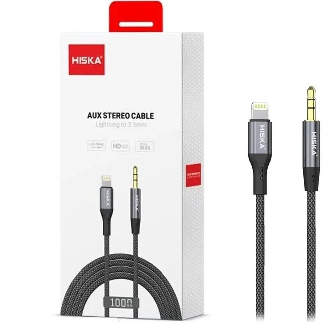 کابل Aux To Lightning هیسکا مدل W46
